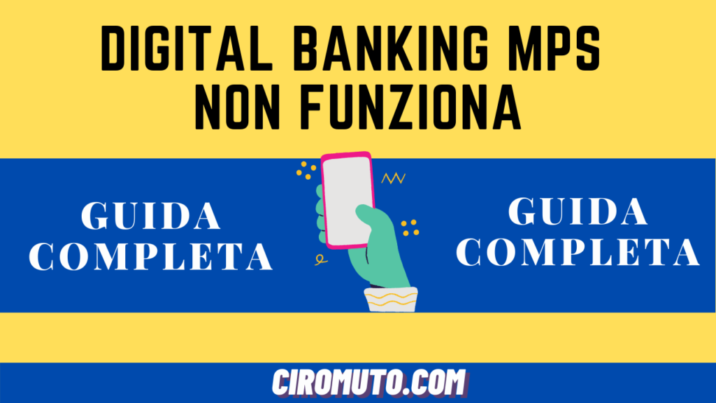 Digital banking mps non funziona