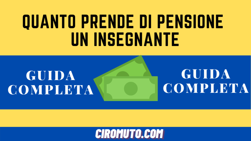 Quanto prende di pensione un insegnante