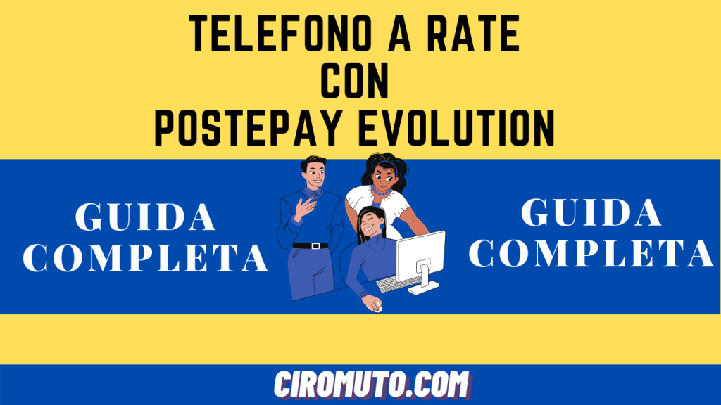 Telefono a rate con postepay evolution wind