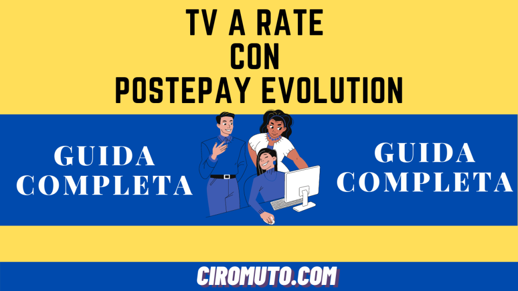 Tv a rate con postepay evolution