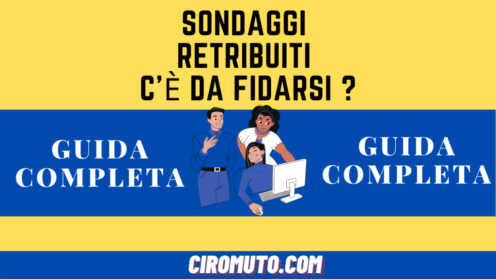 SONDAGGI retribuiti c'è da FIDARSI