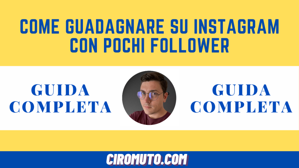 come guadagnare su instagram con pochi follower