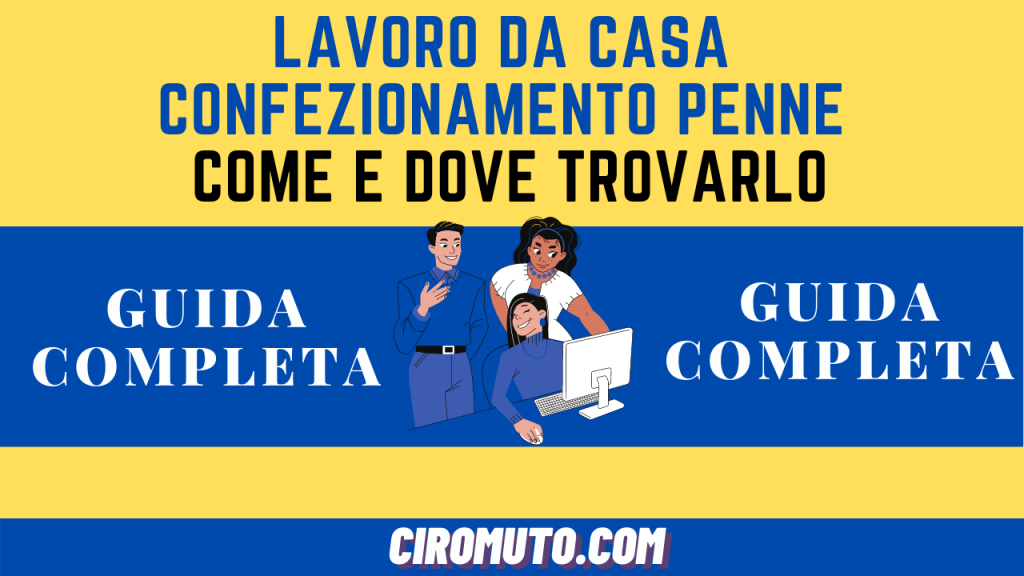 lavoro da casa confezionamento penne