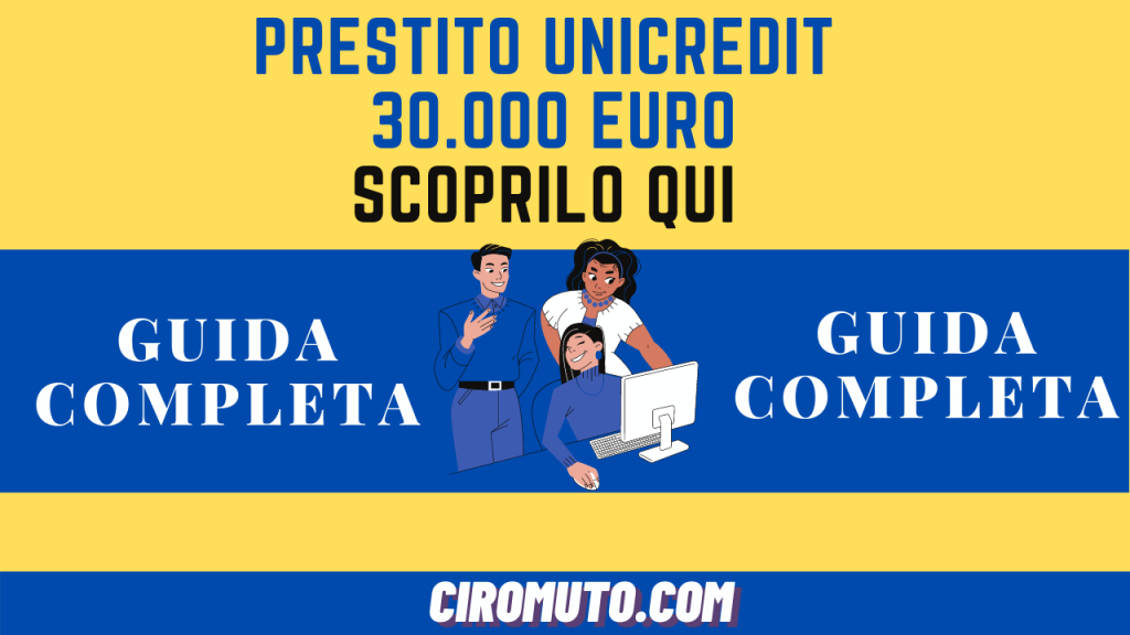prestito unicredit 30.000 euro