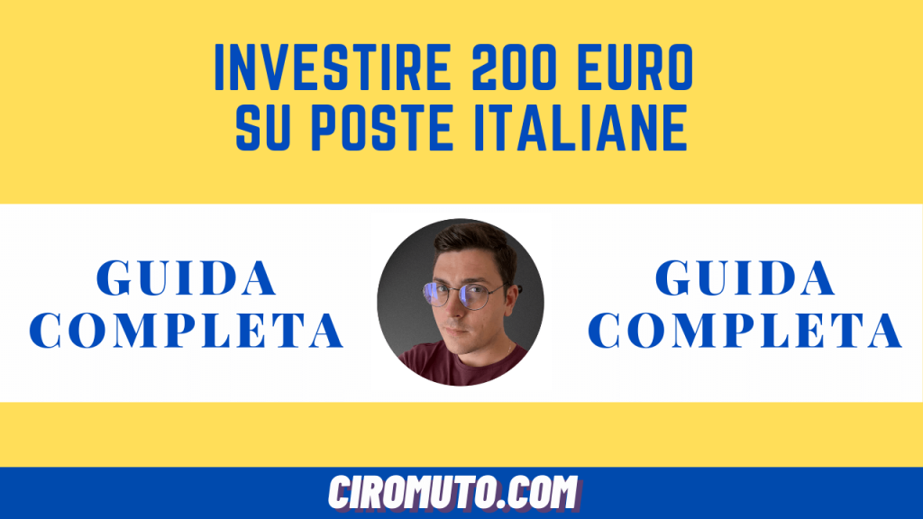 Investire 200 euro su poste italiane