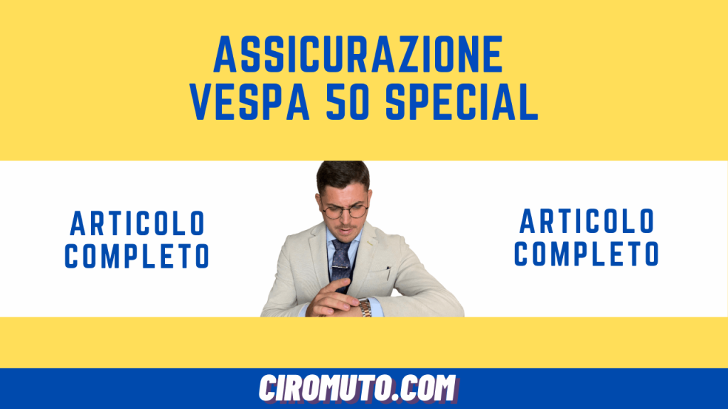 assicurazione vespa 50 special