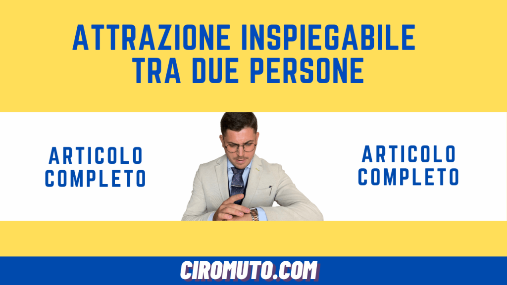 attrazione inspiegabile tra due persone