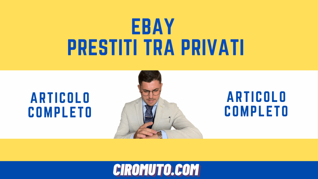 ebay prestiti tra privati