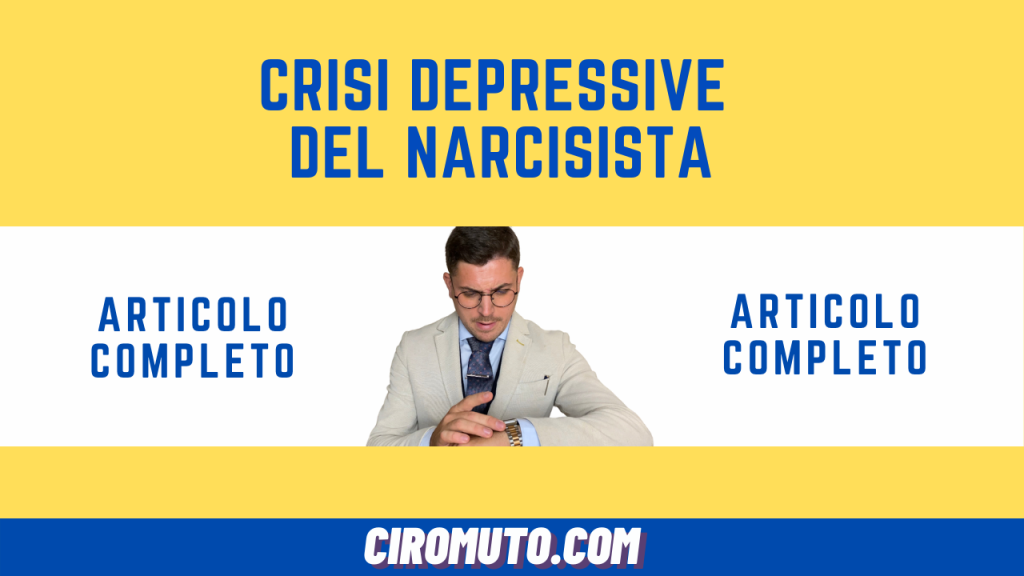crisi depressive del narcisista