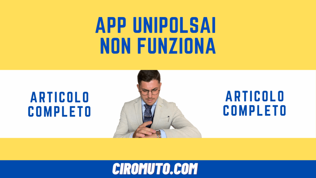 app unipolsai non funziona