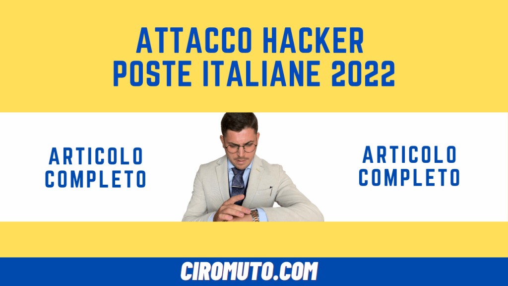 attacco hacker poste italiane 2022