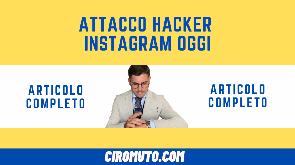 attacco hacker instagram oggi