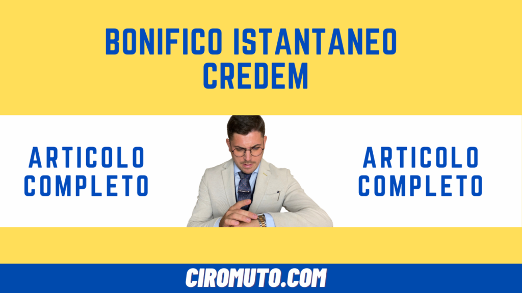 bonifico istantaneo credem