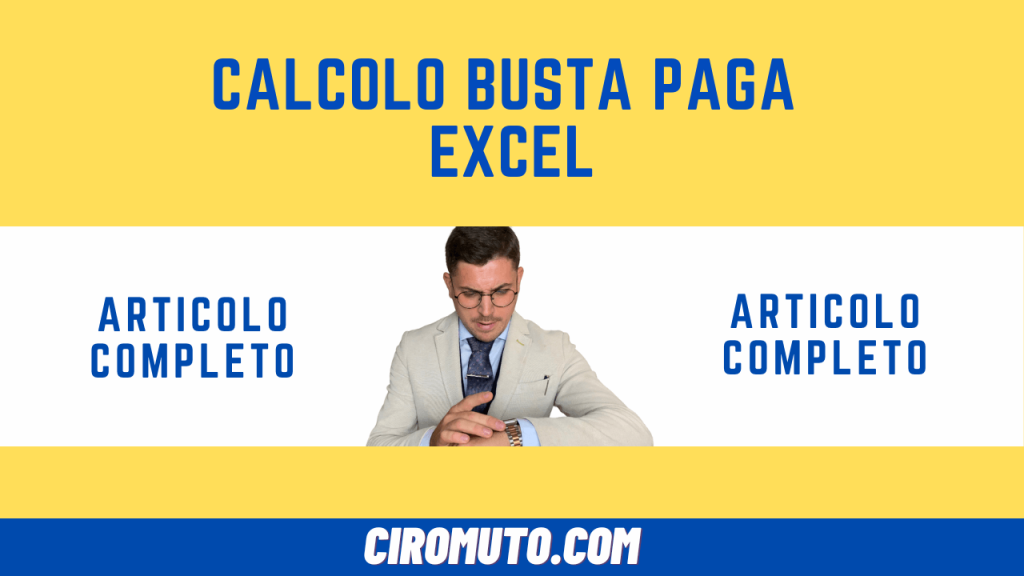 calcolo busta paga excel