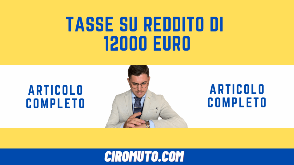 tasse su reddito di 12000 euro