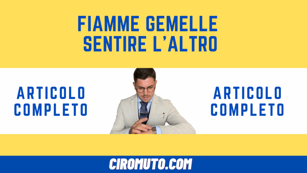 fiamme gemelle sentire l altro