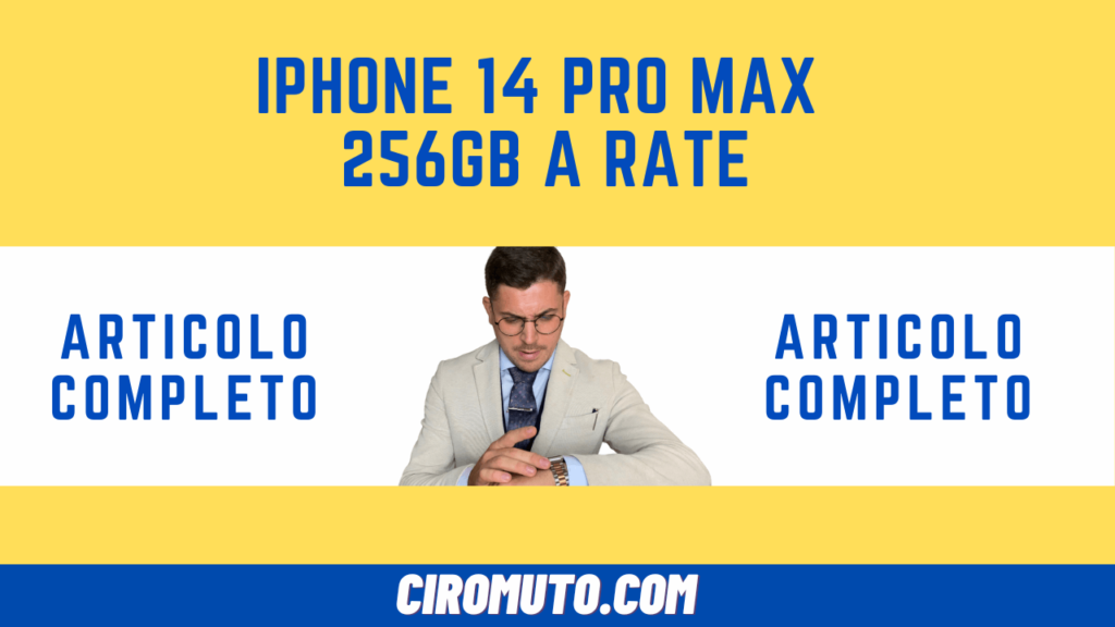 iPhone 14 PRO max 256gb a RATE