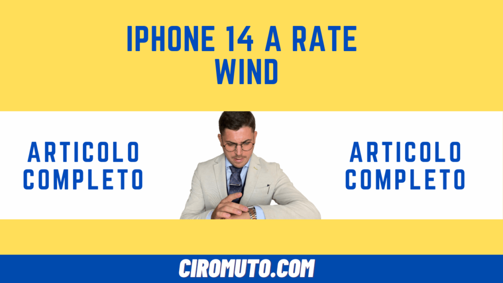 iPhone 14 a RATE wind
