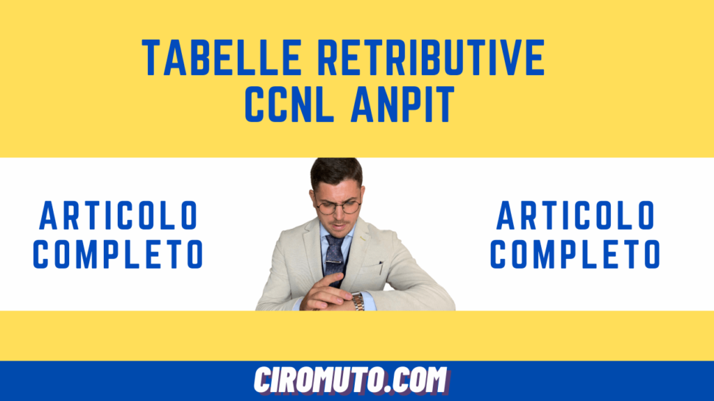 tabelle retributive ccnl anpit