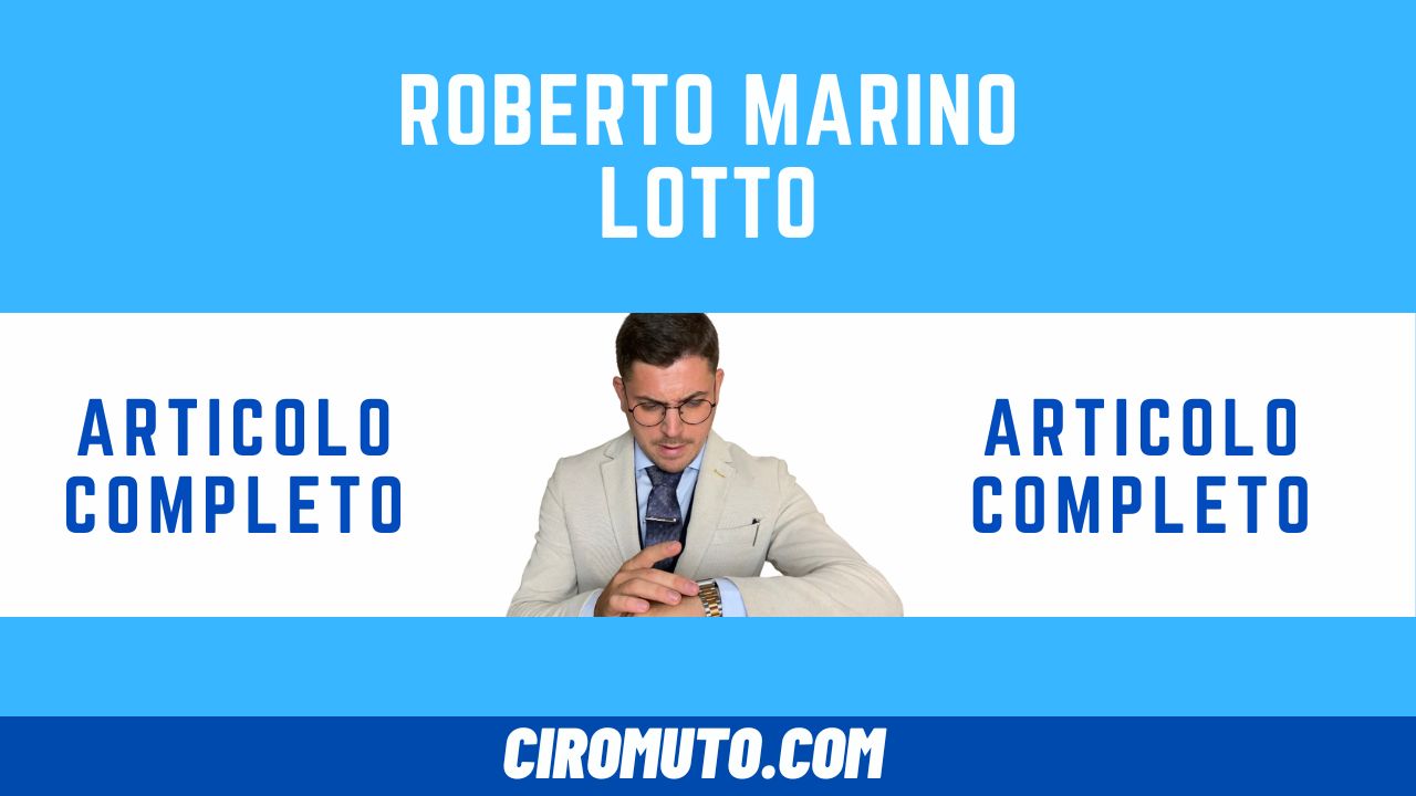 Roberto Marino lotto