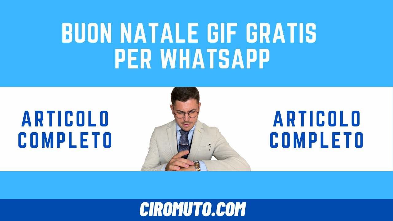 buon natale gif gratis per whatsapp