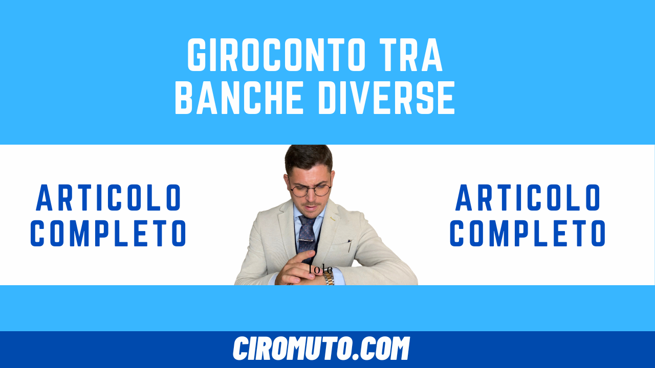 giroconto tra banche diverse