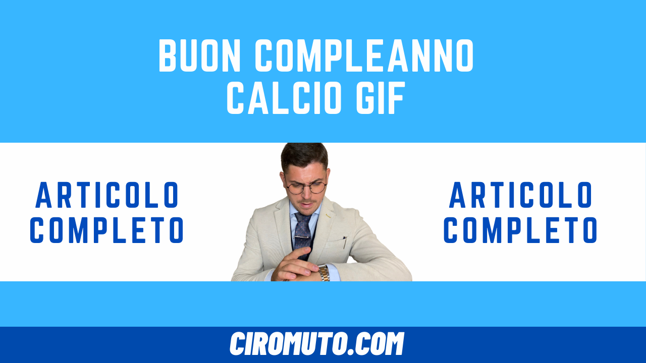 buon compleanno calcio gif